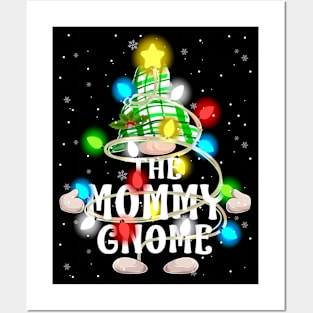 Mommy Gnome Christmas Matching Family Shirt Posters and Art